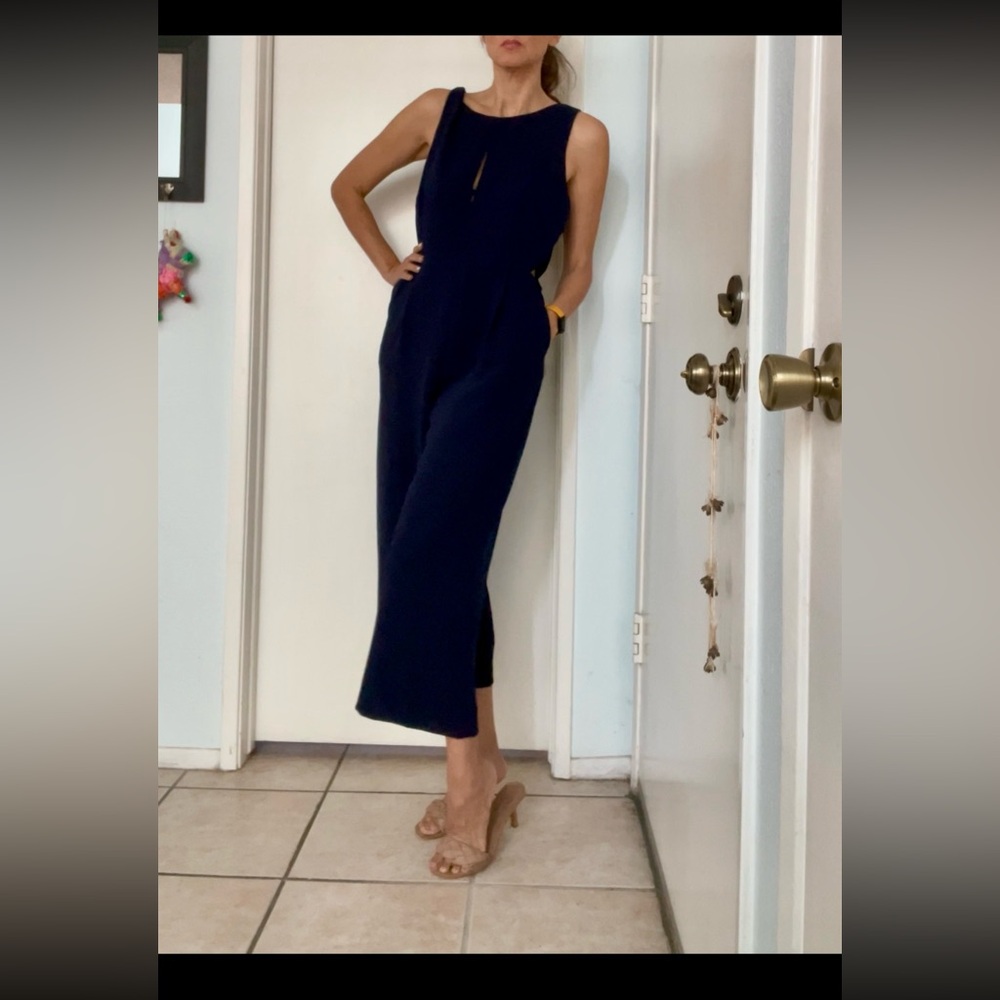 Jumpsuit 💙Anthropologie/Greylin new w tags! Navy blue Sleeveless